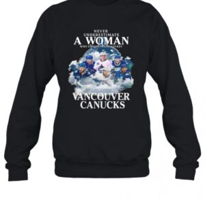 Never Underestimate A Woman Who Understands Hockey And Loves T-Shirt