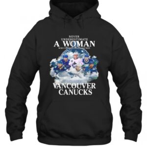 Never Underestimate A Woman Who Understands Hockey And Loves T Shirt 3