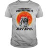 Never Underestimate An Old Woman With A Shih Tzu Dog Moon Halloween shirt
