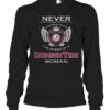 Never Underestimate The Power Of A Alabama Crimson Tide Woman T-Shirt