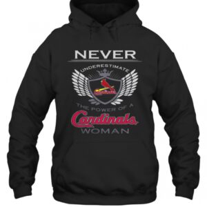 Never Underestimate The Power Of A Cardinals Woman T-Shirt 2 Never Underestimate The Power Of A Cardinals Woman T Shirt 3