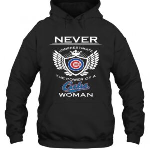 Never Underestimate The Power Of A Cubs Woman T-Shirt 2 Never Underestimate The Power Of A Cubs Woman T Shirt 3