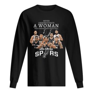 Never underestimate a woman who understands basketball and loves san antonio spurs shirt Never underestimate a woman who understands basketball and loves san antonio spurs shirt