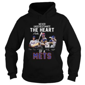 Never underestimate the Heart of a Mets shirt Never underestimate the Heart of a Mets shirt