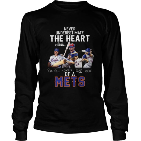 Never underestimate the Heart of a Mets shirt