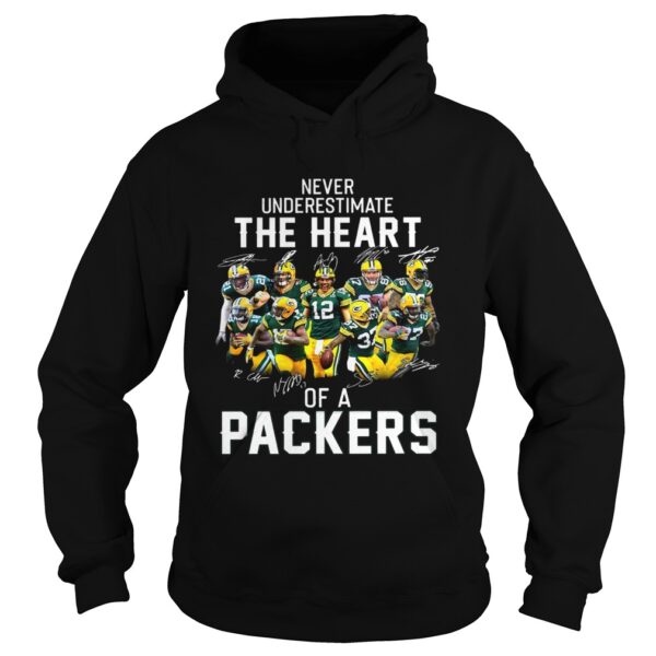 Never underestimate the heart of a Packers shirt