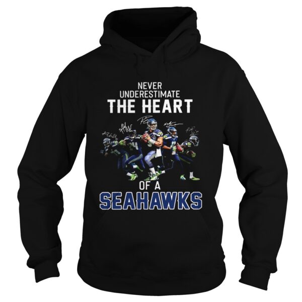 Never underestimate the heart of a Seahawks shirt