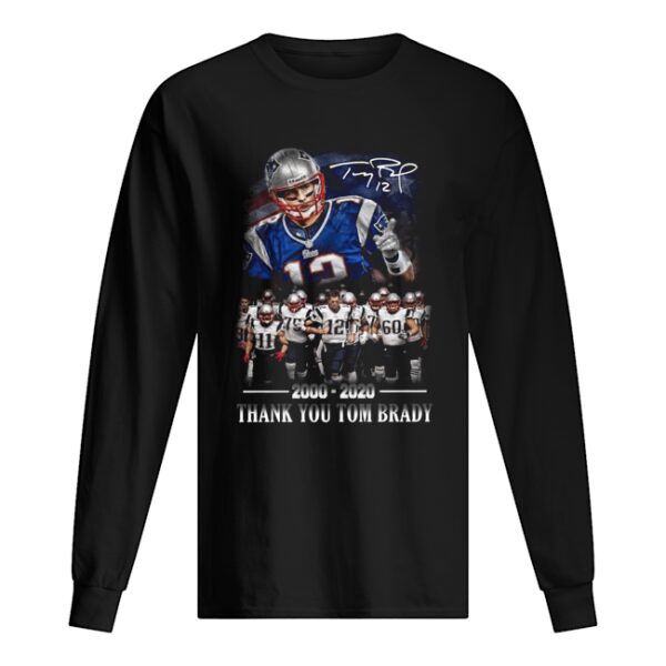 New England Patriots 2000-2020 Thank You Tom Brady shirt