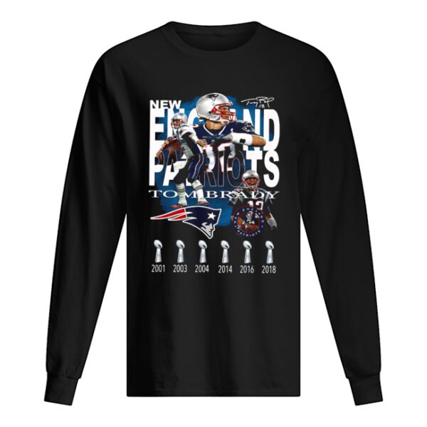 New England Patriots Tom Brady Signature shirt