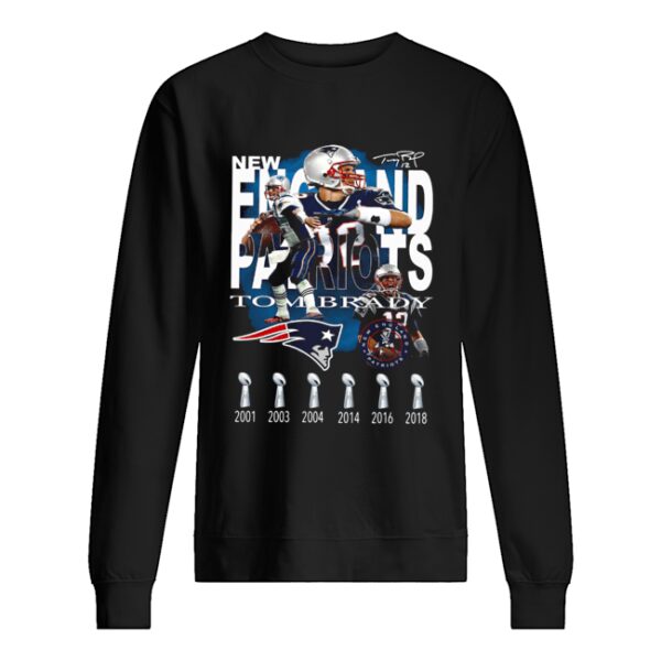 New England Patriots Tom Brady Signature shirt