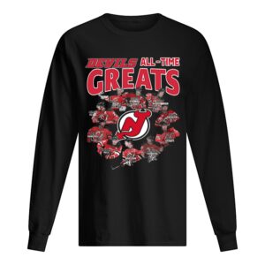 New Jersey Devils all time great players signatures shirt New Jersey Devils all time great players signatures shirt