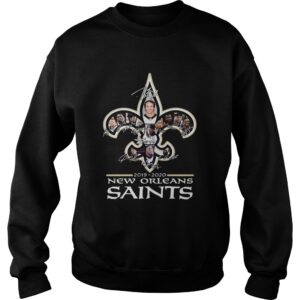 New Orleans Saints 2019 2020 Team signatures shirt 3