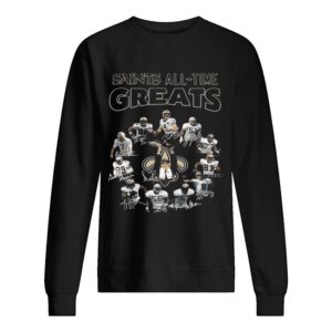New Orleans Saints All Time Greats Players Signatures shirt