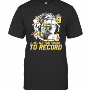 New Orleans Saints Nfl All Time Passing To Record Signature T-Shirt