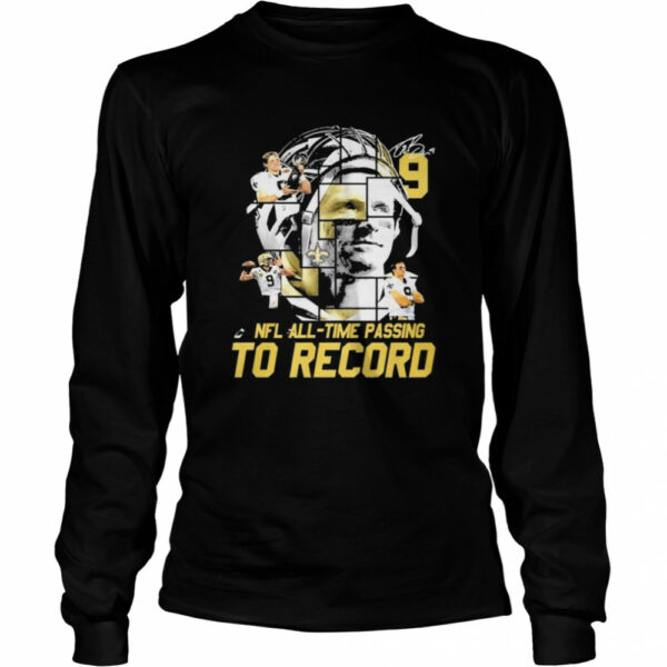 New Orleans Saints Nfl all time passing to record signature shirt