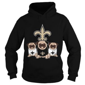 New Orleans Saints Pugs dog shirt New Orleans Saints Pugs dog shirt