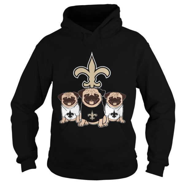 New Orleans Saints Pugs dog shirt