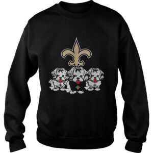 New Orleans Saints Shih Tzu shirt 3