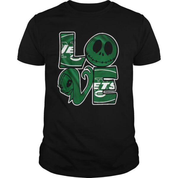 New York Jets Jack Skellington And Sally Love shirt