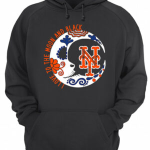New York Mets I love to the moon and black shirt 2 New York Mets I love to the moon and black shirt 3