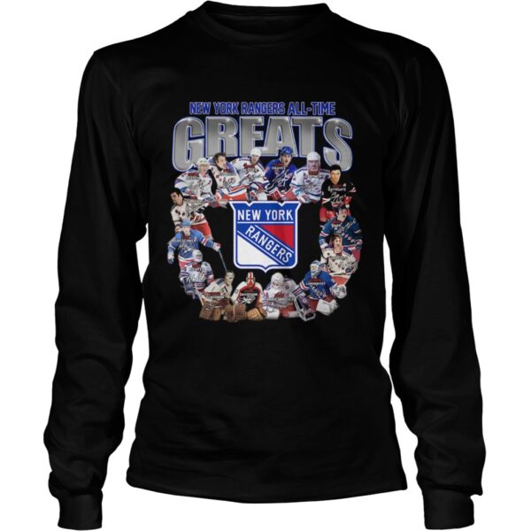 New York Rangers Alltime greats signature shirt