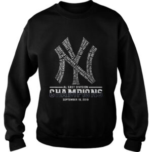 New York Yankees AL East division champions September 19 2019 shirt 2 New York Yankees AL East division champions September 19 2019 shirt 3