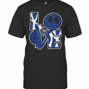 New York Yankees Jack Skellington And Sally Love T-Shirt