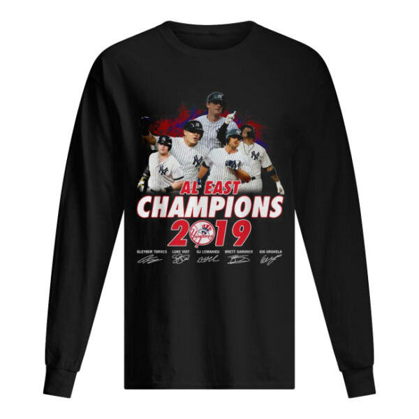 New York Yankees al east champions 2019 signature shirt