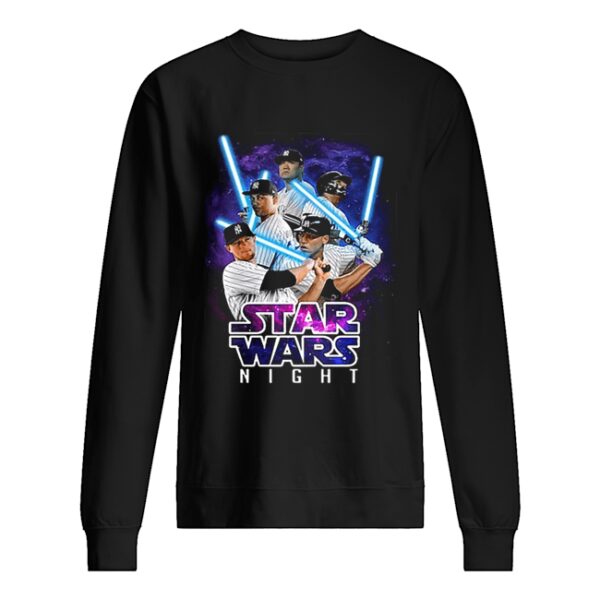 New York Yankees players Star Wars night shirt