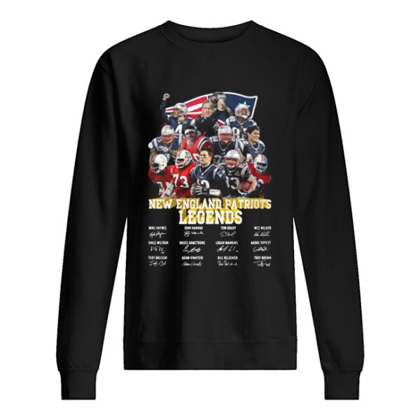 New england patriots legends all team signature shirt