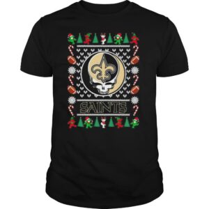 New orleans saints grateful dead ugly christmas shirt