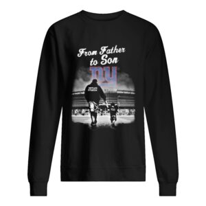 New york giants from father to son metlife stadium happy father’s day shirt