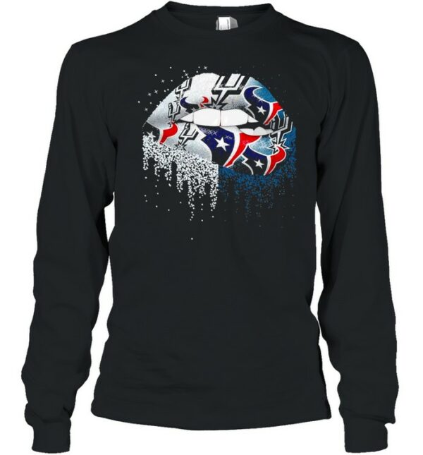 Nfl houston texans lips logo shirt