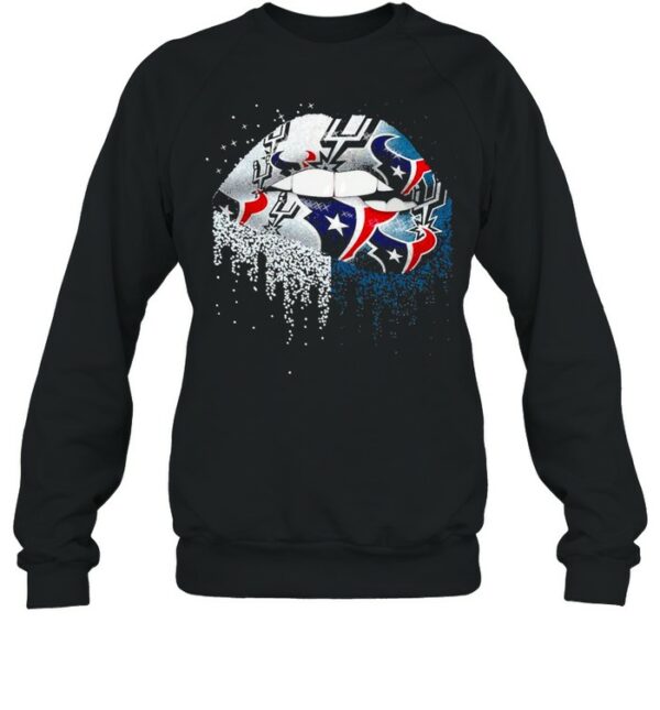 Nfl houston texans lips logo shirt