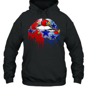Nfl louisville cardinals and dallas cowboys lips logo shirt 2 Nfl louisville cardinals and dallas cowboys lips logo shirt 3
