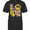 Nice Angel Laker Jack Skellington And Sally Love T-Shirt