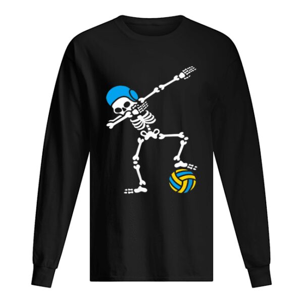 Nice Dab dabbing skeleton Water polo Halloween swim shirt