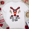 Nice Reindeer Nurse Boo Boo Crew Merry Christmas 2021 Tee Shirt