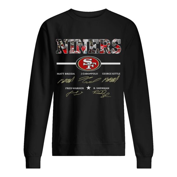 Niners San Francisco 49ers Player Signatures shirt