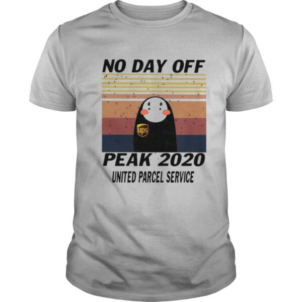 No Day Off Peak 2020 United Parcel Service Vintage shirt