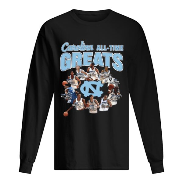 North Carolina Tar Heels baseball All-time Greats Players Signatures shirt