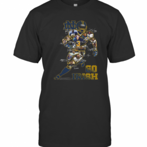 Notre Dame Fighting Irish Go Irish Signatures T-Shirt