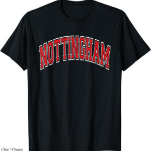 Nottingham Forest Retro T-shirt Red Text