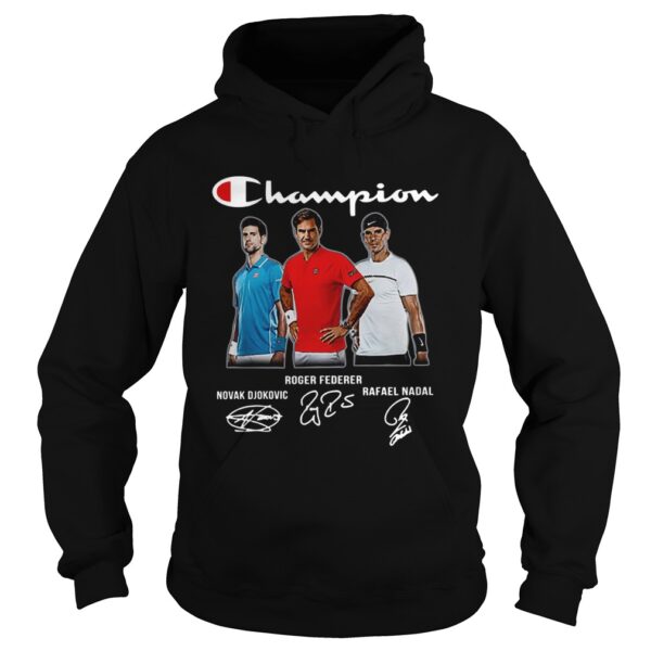 Novak Djokovic Roger Federer Rafael Nadal Champions shirt