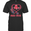 Nurse Boston Red Sox Baseball Stethoscope Heartbeat T-Shirt