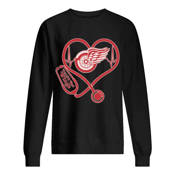 Nurse Heart Detroit Red Wings shirt