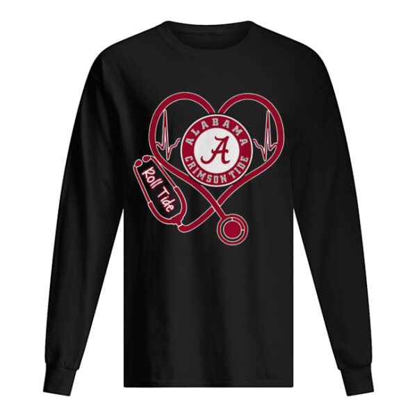 Nurse Heartbeat Love Alabama Crimson Tide Roll tide shirt