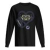 Nurse Michigan Wolverines heart shirt
