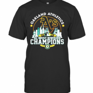 Oakland Athletics 2020 Al West Division Champion T-Shirt