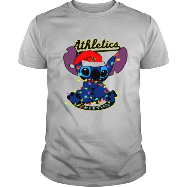 Oakland Athletics MLB noel stitch Baseball Christmas shirt